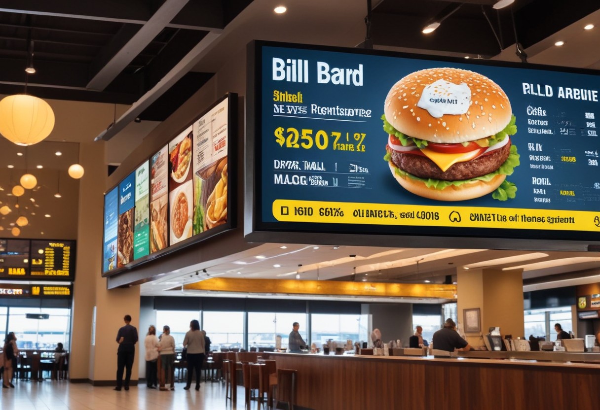 Custom digital signage example